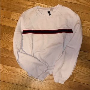 White sweatshirt